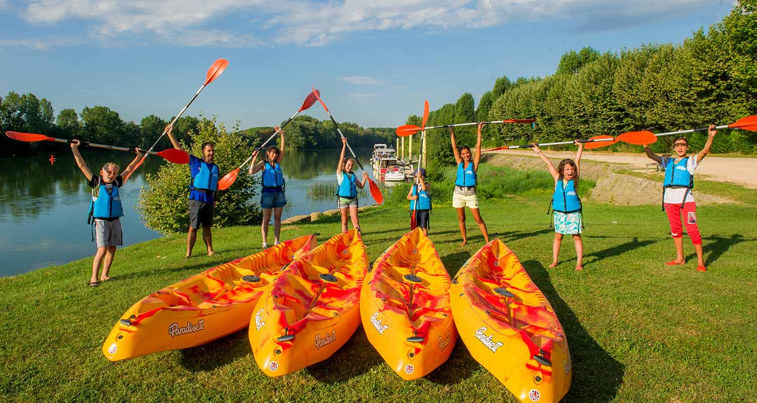 camping KanÔpée Village en bord de Saône