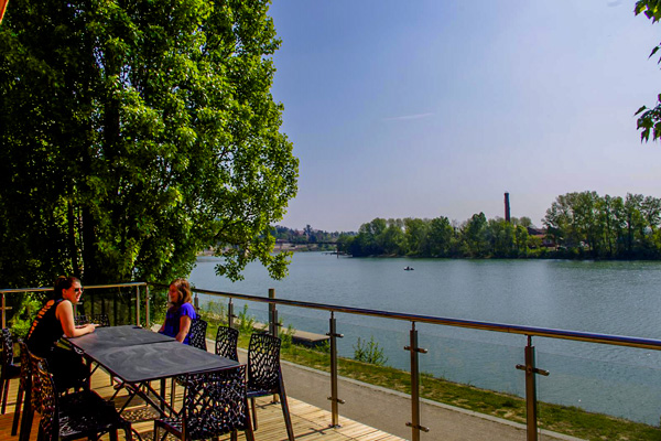 terrasse chalet ain