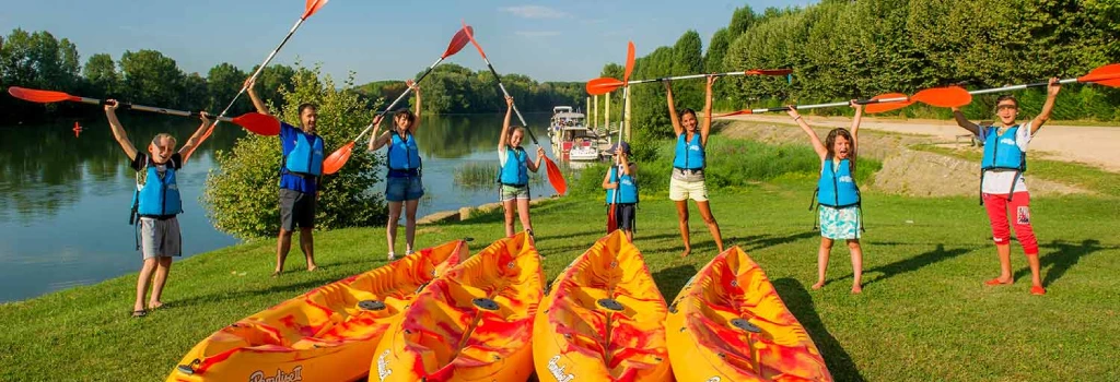 canoë sur rivière Ain