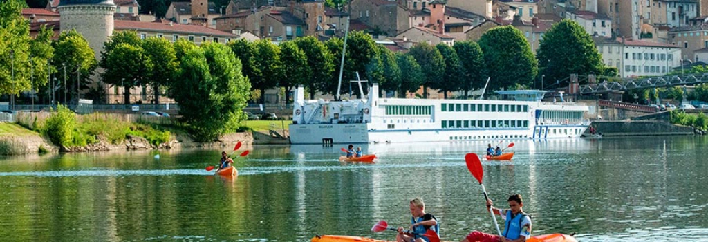 descente canoë rivière Ain